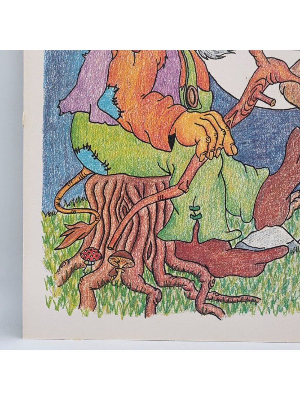 Norwegian Troll Artwork Signed "77" Fantasy Folklore Lithograph Poster 16" x 20" - Picture 6 of 9